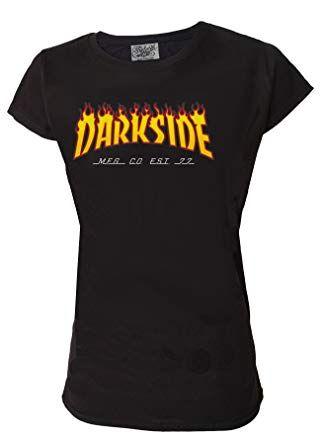 Xx Flame Logo - Darkside Flame Logo Genuine Darkside Alternative Womens T Shirt XX ...