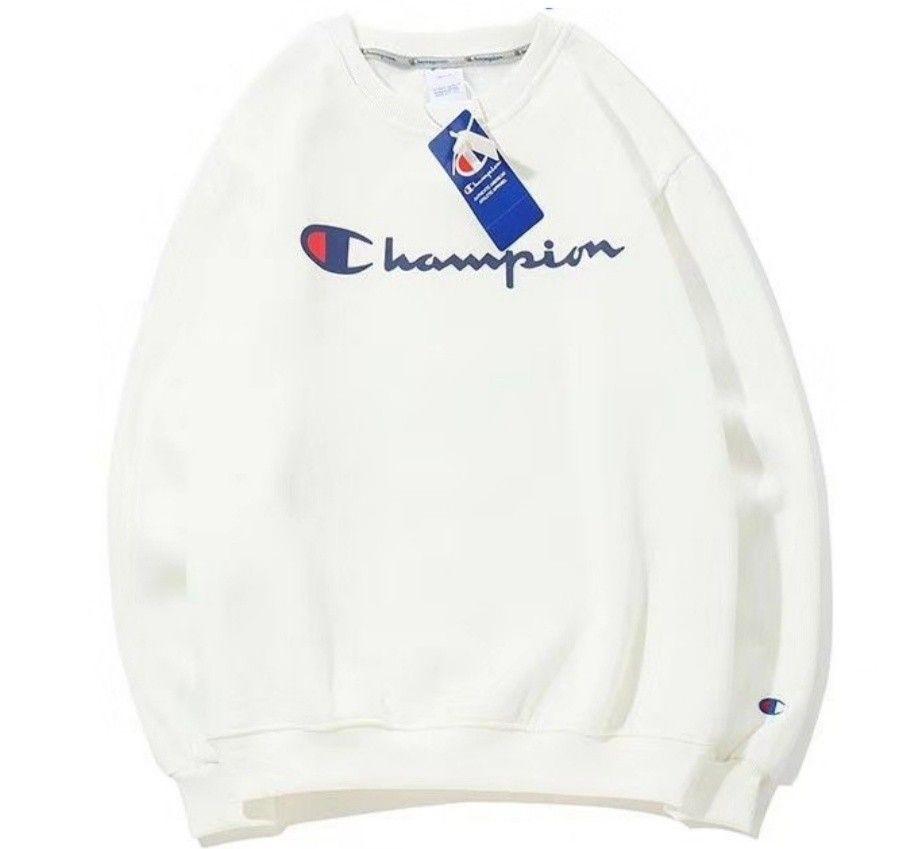 Champion Athletic Logo - Champion Athletic Logo Pullover Sweater Shirt, Men's Fashion ...