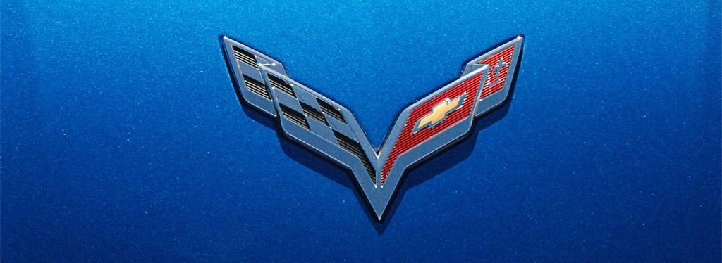 Blue Corvette Logo - 2014 Corvette