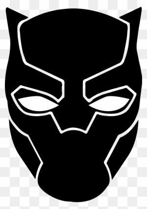 Black Panther Logo - Black Panther Panther Face Drawing Transparent PNG