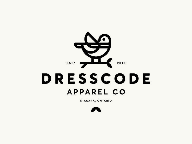 Clothing and Apparel Logo - Dresscode Apparel Logo by Jordan Versluis | Dribbble | Dribbble