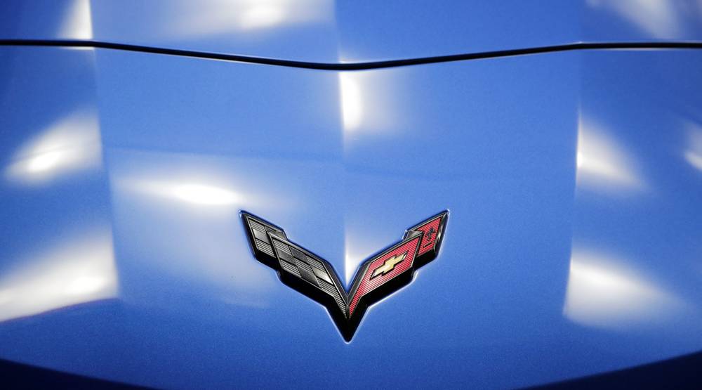 Blue Corvette Logo - Corvette