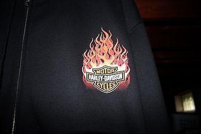 Xx Flame Logo - HARLEY DAVIDSON BLACK FLAME HOODIE XX LARGE NEW