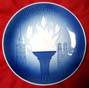 Xx Flame Logo - Orig.porcelaine plate XX.Olympic Games MÜNCHEN 1972 OLYMPIC
