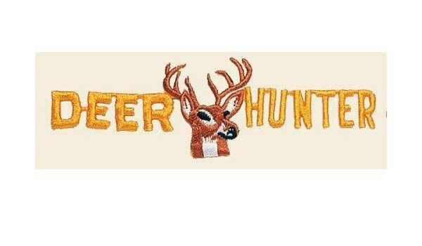 Deer Hunter Logo - Deer Hunter Logo Embroidered Iron on or Sew on Patch