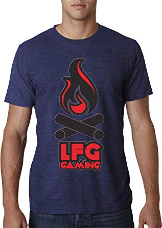 Xx Flame Logo - LFG Gaming Flame T Shirt Men's Classic T Shirt XX Large: Amazon.co