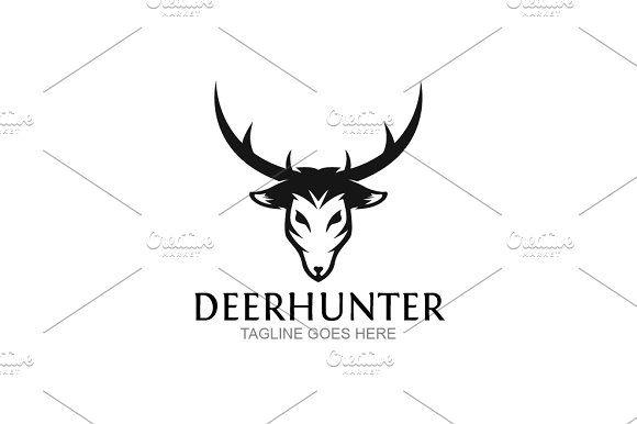 Deer Hunter Logo - Deer Hunter Logo Templates Creative Market