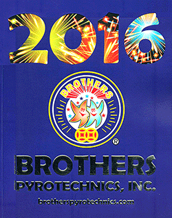 Brothers Firework Logo - BPC_2016 - Brothers Pyrotechnics 2016 Catalog - American Fireworks News