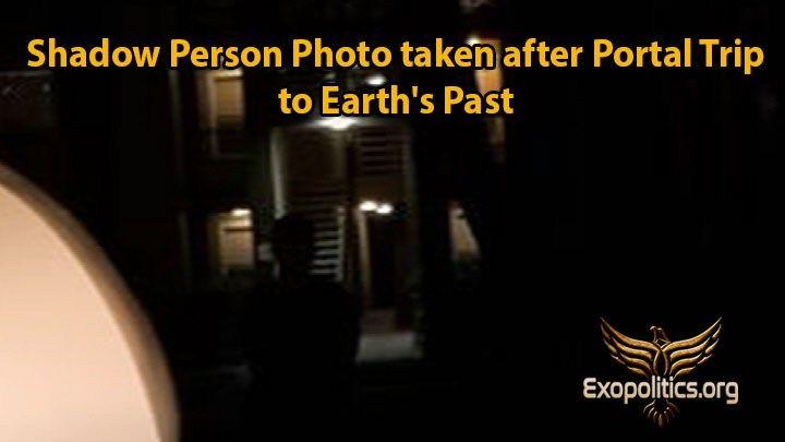 Shadow Person Logo - Shadow Person Photo taken after Portal Trip to Earth's Past