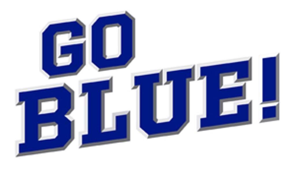 Go Blue Logo - Cambridge-Isanti Hockey Association