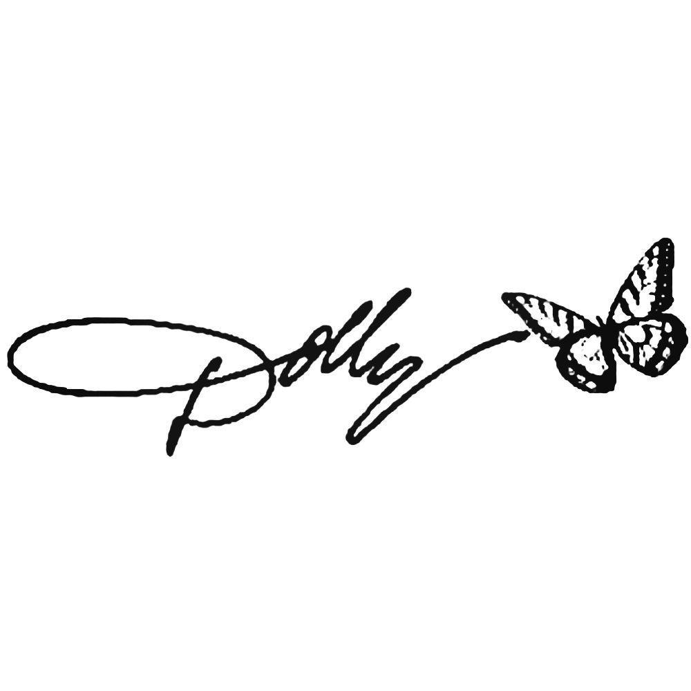Dolly Parton Logo - Dolly Parton Band Decal Sticker