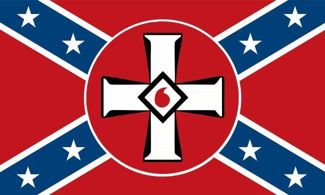 Kkk Logo - Confederate Flag Kkk Logo