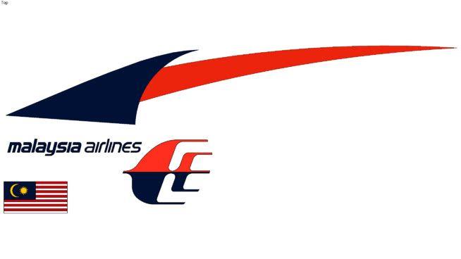 Malaysia Airlines Logo - Malaysia Airlines logo | 3D Warehouse