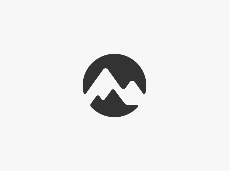 Mountain Range Logo - Mountain Range Logo Design by Dalius Stuoka | Dribbble | Dribbble