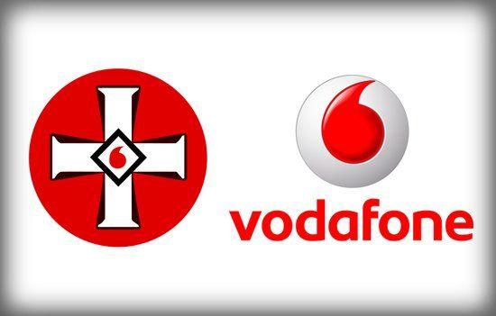 Kkk Logo - Evan Bartlett the Vodafone logo basically takes