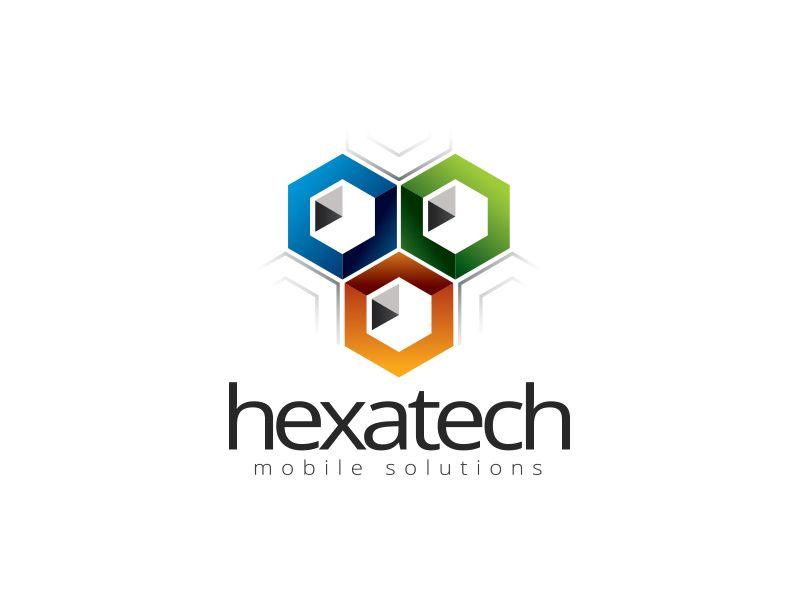 Three Box Logo - Hexatech by Opaq Media Design | Dribbble | Dribbble