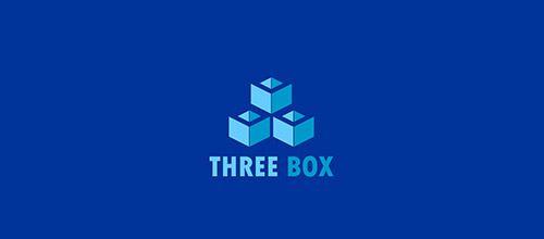 Three Box Logo - 30 Awesome Examples of Box Logo Designs | Naldz Graphics