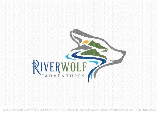 Mountain Range Logo - Readymade Logos for Sale River Wolf | Readymade Logos for Sale
