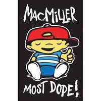 Mac Miller Logo - Mac Miller Kid Logo Grey Backpack from Spencers Gifts | school