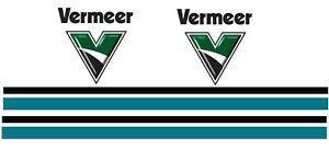 Vermeer Logo - Vermeer Decal Kit STRIPE & LOGO | eBay