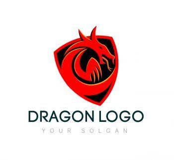 Green and Red Shield Company Logo - Mascot Logos Archives - The Design Love