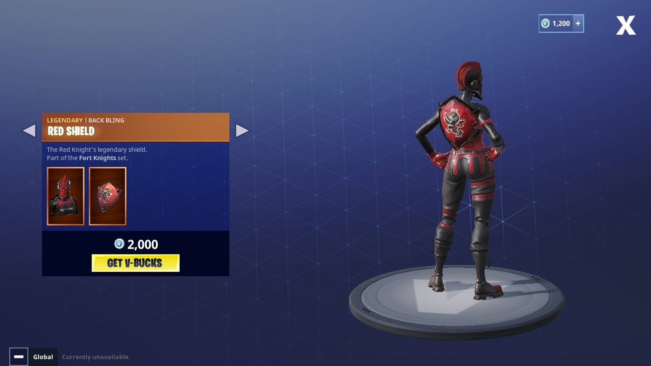 Green and Red Shield Company Logo - Fortnite' Red Knight No Back Bling Explained: Temporary Bug Already