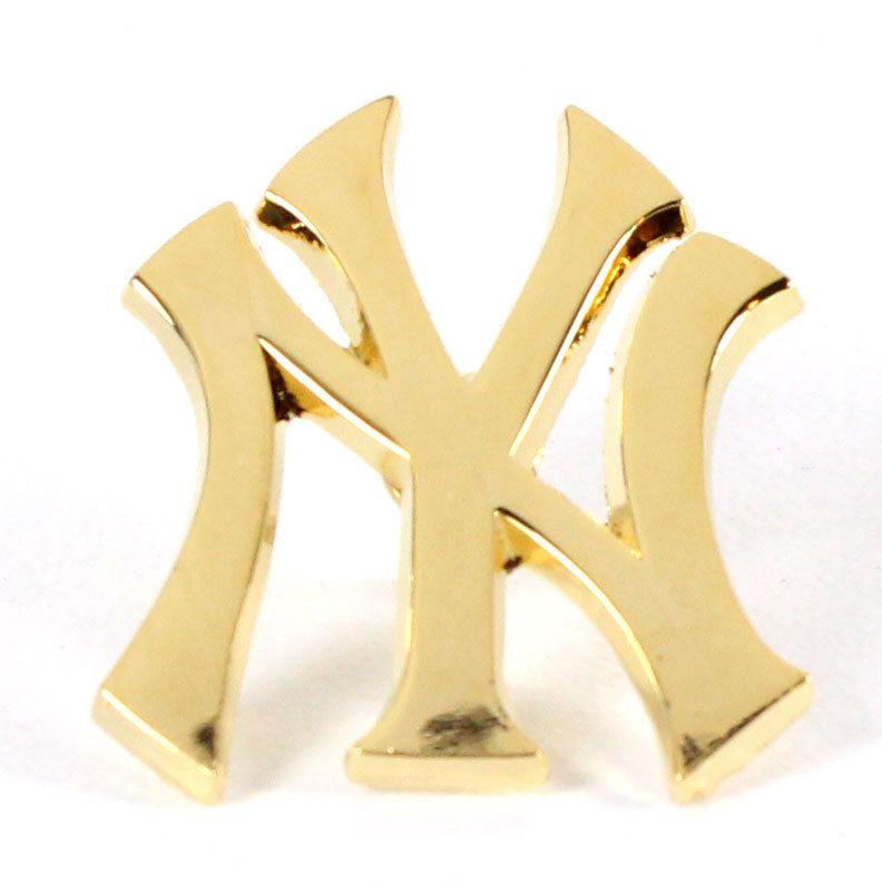 Gold NY Logo - New York Yankees NY Logo Pin