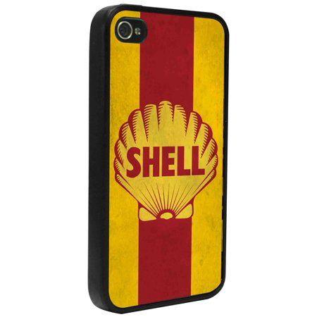 Shell Oil Company Logo - Shell Oil Company Vintage Style Stripe Logo Cell Phone Case ...