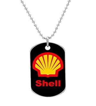 Shell Oil Company Logo - Nomei Custom SHELL Pteroleum Oil Company Logo Personalized OvaL Dog ...