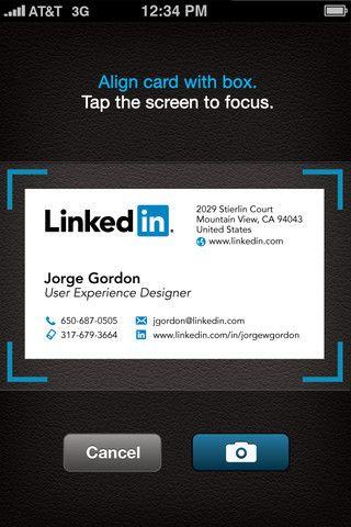LinkedIn for Business Cards Logo - New CardMunch iPhone app converts business cards into LinkedIn