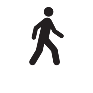 Walking Person Logo - Walking Person Clipart Black And White | Clipart Panda - Free ...