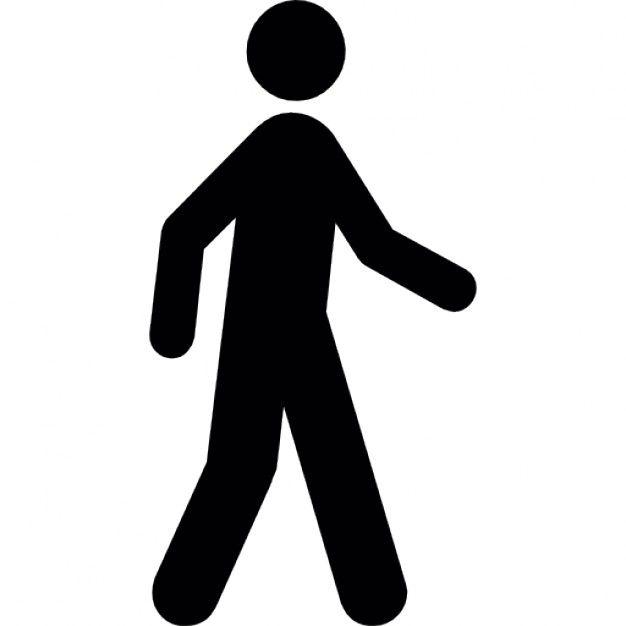 Walking Person Logo - Walking Icon & Vector Icon and PNG Background