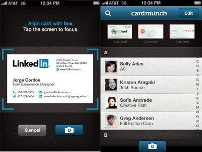 LinkedIn for Business Cards Logo - LinkedIn Card Munch App
