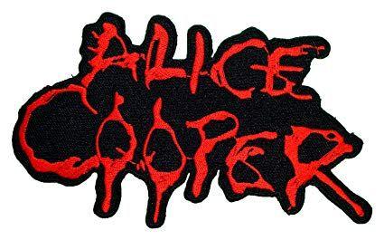 Best Rock Band Logo - Amazon.com: Alice Cooper Rock Band Logo T Shirts MA14 Iron on Patches