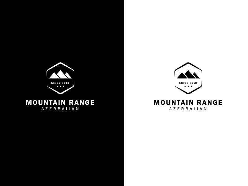 Mountain Range Logo - Mountain Range Azerbaijan logo design
