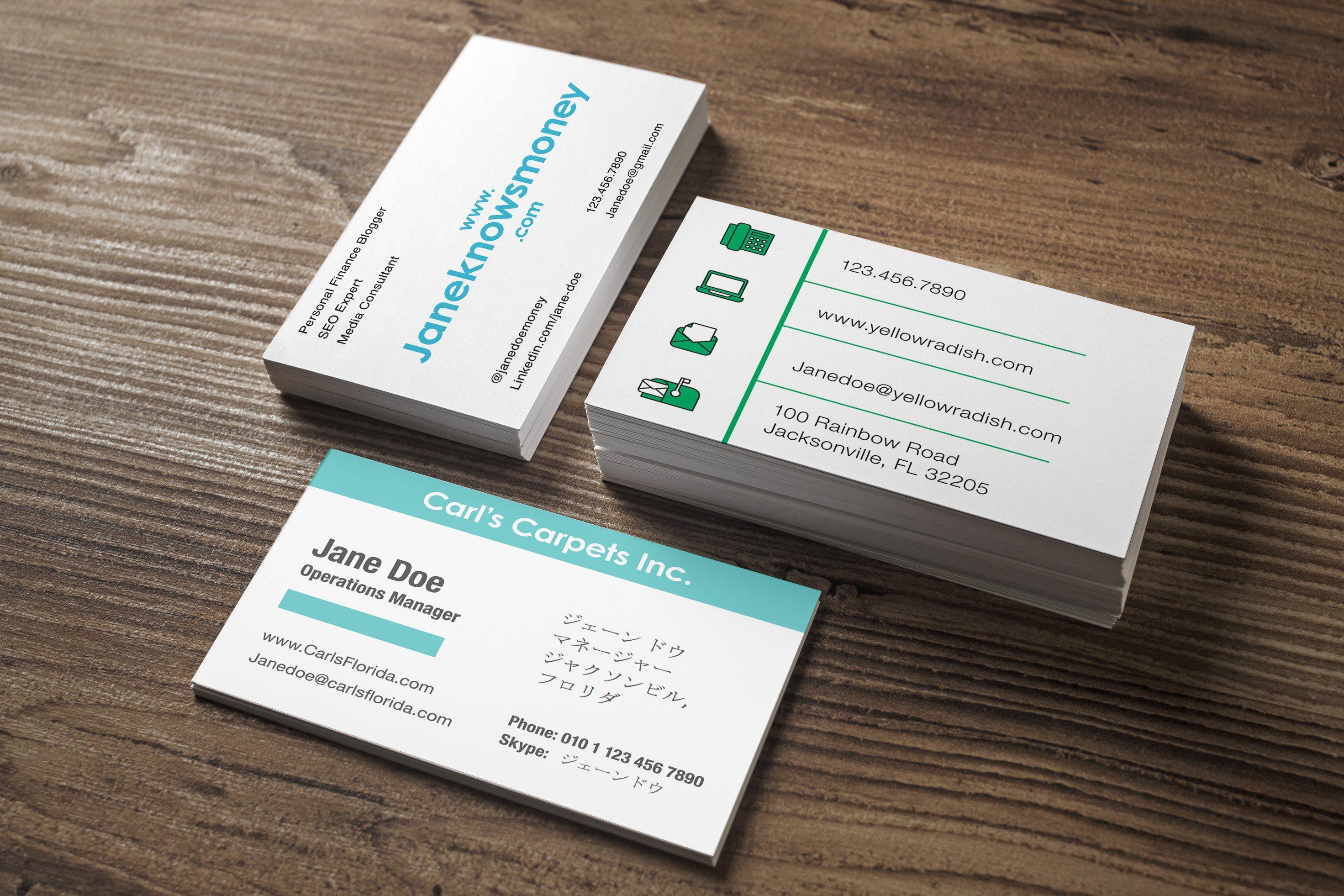 LinkedIn for Business Cards Logo - Business Card Template: How to Make a Card That Stands Out