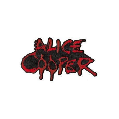 Alice Cooper Logo - Alice Cooper Iron-On Patch Red Letters Logo - Rock Band Flags