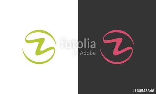 Circle Z Logo - circle ribbon letter Z logo