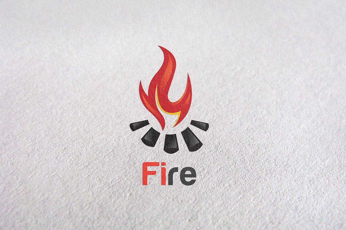 Fire Logo - fire logo, burn, flame, gas, element Logo Templates Creative Market