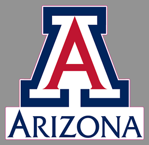 Univeristy of Arizona Logo - University of Arizona Logo 6 Vinyl Decal Bumper Sticker