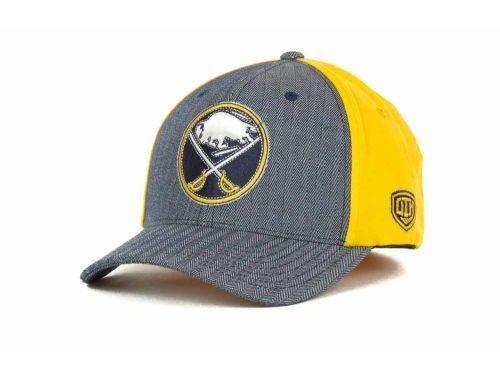 Gold NY Logo - Buffalo Sabres NHL Sheppard Old Time Hockey Flexfit Hat Cap Swords