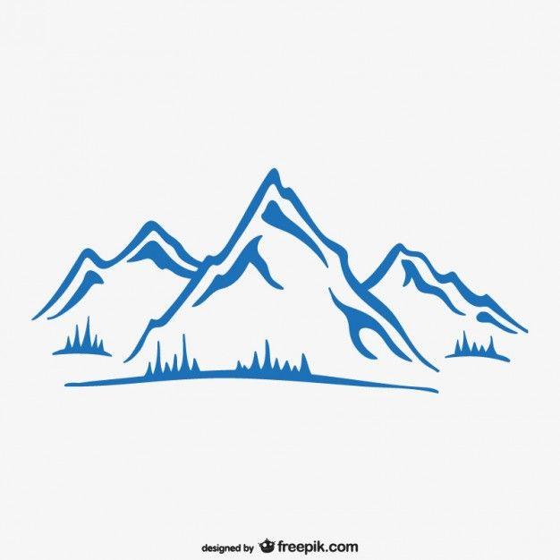 Mountain Range Logo - Wallpaper of mountain ink Vector | Free Download