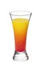 Red and Yellow Beverage Logo - Grand Tequila Sunrise Cocktail Recipe with Picture