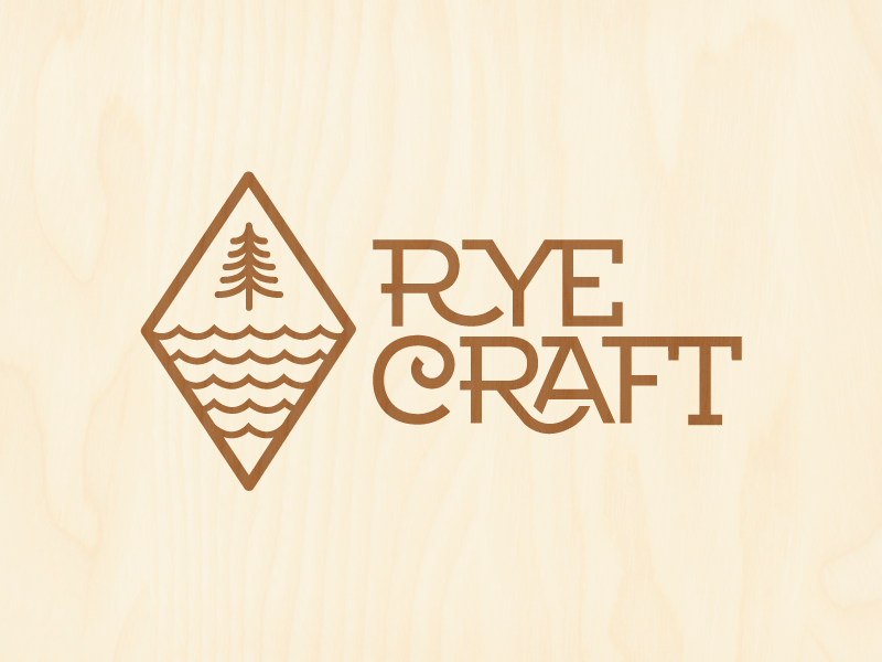 Surfing Diamond Logo - Rye Craft by Brad Lockhart | Dribbble | Dribbble