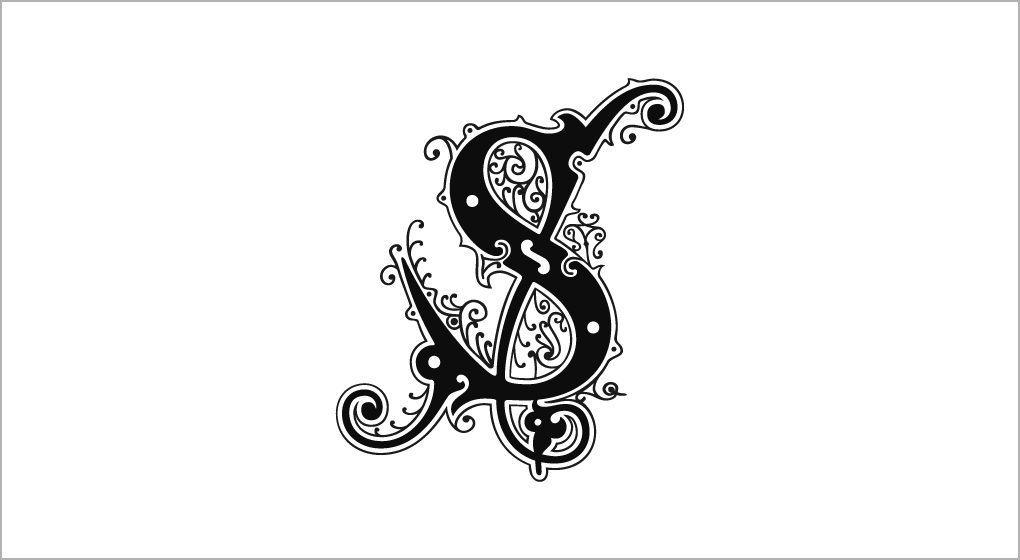 Black White S Logo - Logo Design | Viktor Nübel – Graphic & Typography