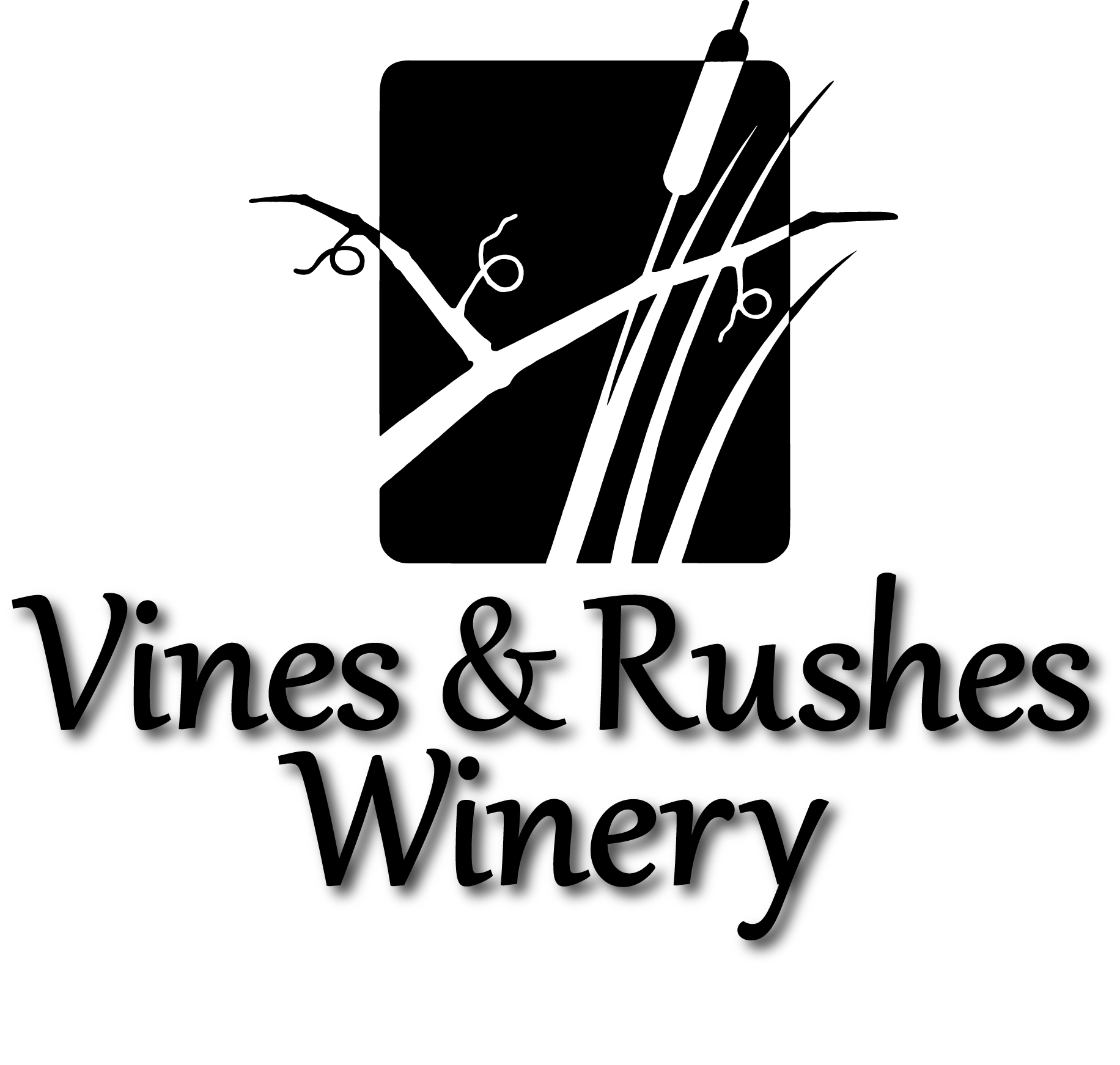 Black White S Logo - Marketing Material — Vines & Rushes Winery
