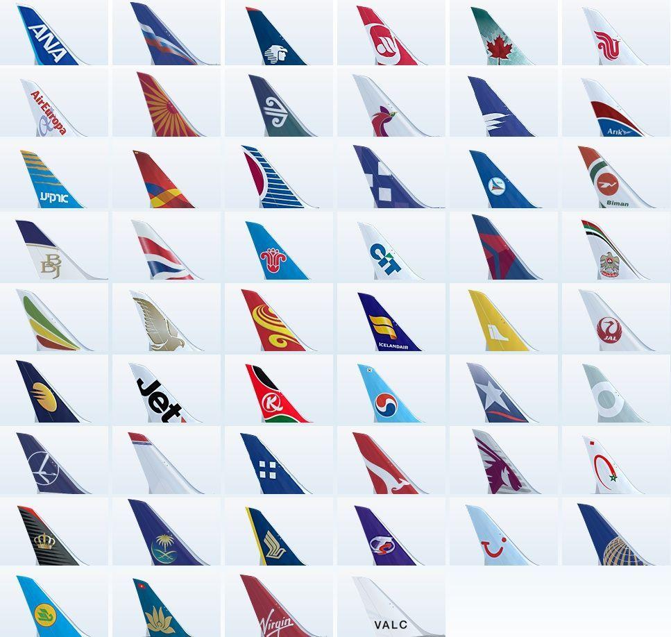 Airline Tail Logo - Airline Tail Fin Logos | Cars | Pinterest | Aviation, Aircraft and ...
