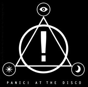 Black White S Logo - 5605 Panic at the Disco Black White Symbols Logo Rock Emo Music ...