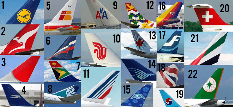 Airline Tail Logos And Names List 175