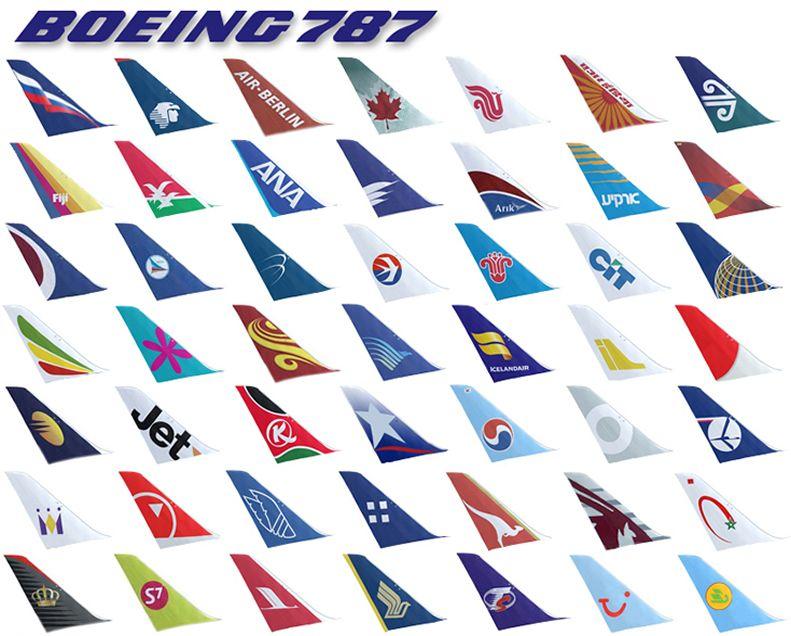 Airline Tail Logos And Names